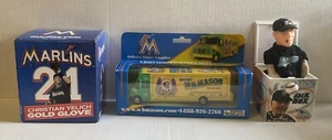 Miami Marlins Memorabilia Lot-Yelich Gold Glove-WB Mason Truck-Jack In The Box - Picture 1 of 5