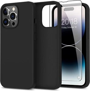Funda protectora de silicona líquida para iPhone 14 13 12 11 Pro Max XR XS a prueba de golpes - Imagen 1 de 87