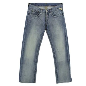 #7162 REPLAY Jeans Hose 920 Loose ohne Stretch blue blau 33/30 - Picture 1 of 2