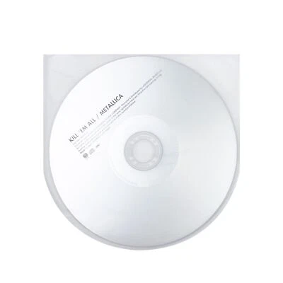 50PCS CD/DVD Inner Sleeves Transparent Plastic Sleeve Anti-Static for 5 Inche... Foto 1 de 4