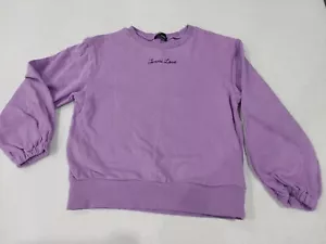 Jenni Love Japanese Imported T-Shirt Sweater Girl's Kids Size M Purple Sweat Top - Picture 1 of 7