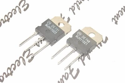 2pcs(1pair) - MOTOROLA (MJH11021 & MJH11022) Darlington Power Transistor-Genuine - Image 1 of 4