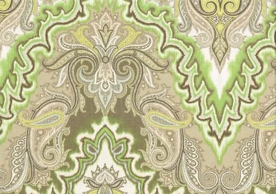 Waverly Fabric Paisley Verse Mineral   Drapery Upholstery  - Image 1 of 3