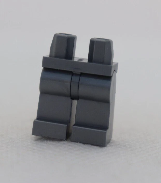 PIERNAS - Piernas planas plateadas lisas + pieza de minifigura LEGO® color cadera Foto 1 de 1