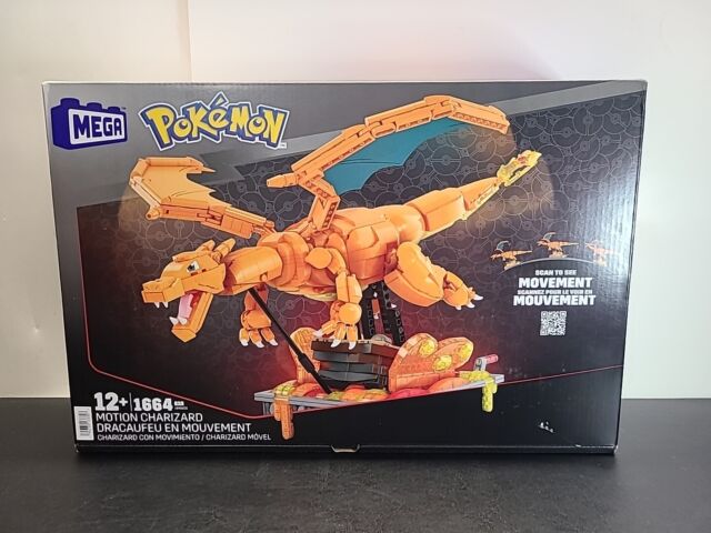 MEGA Pokemon Charizard Building Kit with Motion - 1664pcs