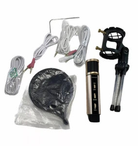 Studio Recording Microphone, ZealSound Condenser Broadcast Microphone w/Stand PC - Picture 1 of 4