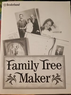 Broderbund Family Tree Maker Version 7.0 User Manual Book Only NO CD - Image 1 of 2