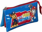 Paw Patrol "Chase, Marshall, Rocky & Rubble" Kids Boys Multi Pocket Pencil Case
