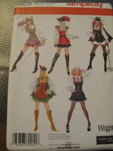 Simplicity Pattern 3629 Size 14-20 Modern Mini Costume Dresses - Picture 1 of 2