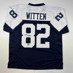 Facsimile Autographed Jason Witten Dallas Thanksgiving Reprint Jersey Men's XL - Picture 1 of 4