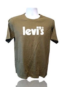 Levi's Sz S Relaxed Fit Army Green Graphic T-Shirt. NS-20 - Picture 1 of 9
