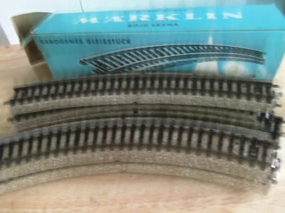 10 PIECES MARKLIN HO SCALE CURVED TRACK SECTIONS 5120 MINT IN BOX - Image 1 of 2