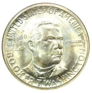 1950-D BTW Booker T Washington Half Dollar 50C Coin - NGC MS67 - $3750 NGC Value - Picture 1 of 4