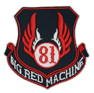 007 HELLS ANGELS Support 81 Patch Aufnäher "81 BIG RED MACHINE" Wappen - Picture 1 of 1