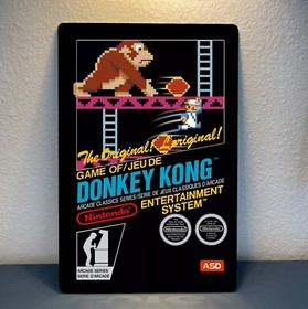 Donkey Kong Nintendo Nes Retro Videospiel Metall Poster Blechschild 20*30cm