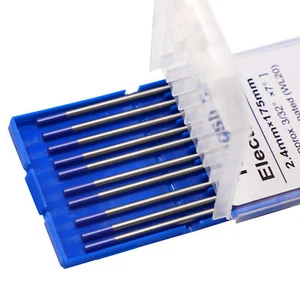 TIG Welding Rod 2.4mm Tungsten Electrodes 2% Lanthanated 3/32” x 7” (Blue,WL20) - Picture 1 of 6