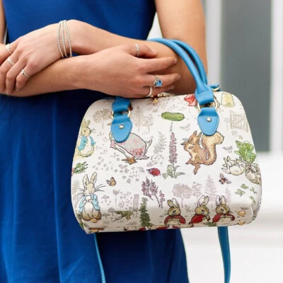 Signare Tapestry Hand Shoulder Crossbody Bag For Woman Peter Rabbit Design - Image 1 of 4