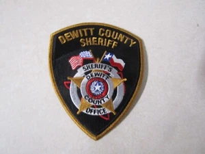 PATCH LAW ENFORCEMENT SHERIFF OFFICE TEXAS COUNTY OF DEWITT - Picture 1 of 1