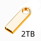 Portable 2TB USB 2.0 High Speed Flash Drive/Disk Storage/ Memory Stick Gold