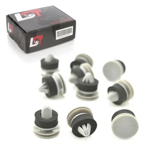 10x Türdichtung Halteleiten Halteschienen Befestigung Clips für AUDI A4 B6 B7 - Afbeelding 1 van 5
