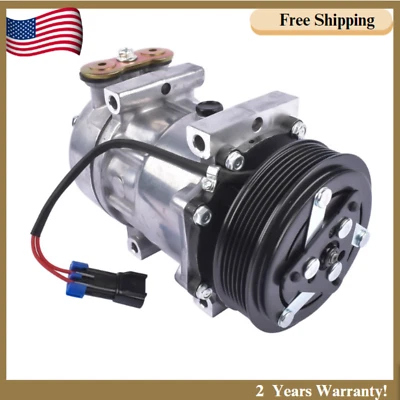 A/C Compressor for Peterbilt 320, 382, 384, 386, 388, 389, 587 - Image 1 of 4