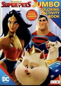 DC League of Super Pets - Jumbo Coloring & Activity Book - Picture 1 of 4