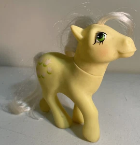 Hasbro My Little Pony Vintage Posey Yellow Pink Tulips G1 1984 Hong Kong   - Picture 1 of 5