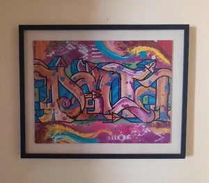 DELTA2 Canvas 31.5x23cm SEEN/COPE2/RAMMELZEE/FUTURA/QUIK/DONDI/DAZE/IZ/DAZE/CES - Picture 1 of 11