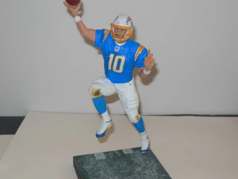 Custom McFarlane of LA Chargers QB Justin Herbert Cover