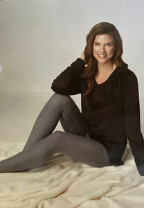 32 Degrees Heat Women’s 2 Pieces Sleepwear Set Tunic Top w/Leggings Black Size M - Picture 1 of 4