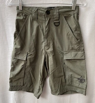 Boy Scouts of America Cargo Shorts Mens XS Green Uniform Supplex Nylon - Image 1 of 4
