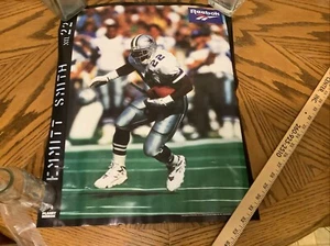 Vintage Dallas Cowboys Emmitt Smith #22 Reebok Poster 20” X 16” - Picture 1 of 5