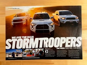 2015 Original Print 8 Pg Ad Article Toyota TRD Pro Trucks Tacoma Tundra 4-Runner - Picture 1 of 4