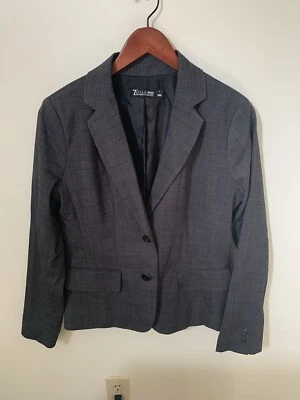 Blazer negro para mujer 2 botones talla 6 7th Avenue Design Studio New York & Company Foto 1 de 4