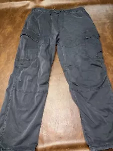 Men’s American Eagle Blue Chino Air Flex Drawstring Cargo Pants L - Picture 1 of 5