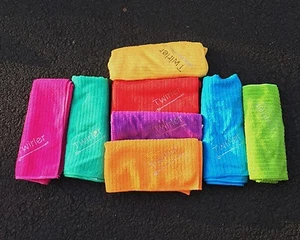 BATON TWIRLING PRACTICE TOWEL WIPE SWEATY HANDS MANY COLORS TWIRL RHINESTONES - Picture 1 of 17