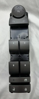 08-14 CADILLAC CTS LADO DEL CONDUCTOR BLOQUEO MAESTRO E INTERRUPTOR DE VENTANA CONTROL FABRICANTE DE EQUIPOS ORIGINALES/BOSCH OEM Foto 1 de 4