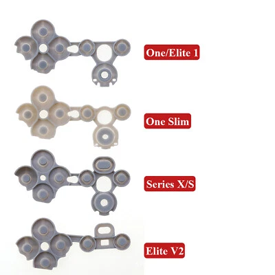 For Xbox ONE Series S/X Elite Slim Controller Conductive Rubber Button Pads ABXY - Image 1 of 4