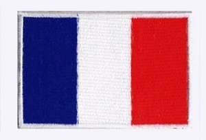 France French Flag 70 x 45mm Embroidered Sewing Patch Patch Patch Patch - Picture 1 of 6
