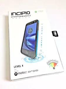 Incipio Performance Series Level 4 Protection Case&Clip Moto Z Droid Cyan Blue - Picture 1 of 12