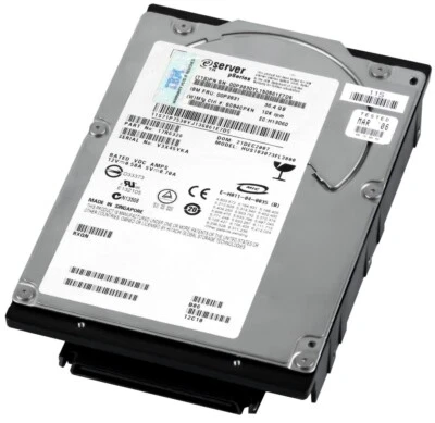 Hard IBM 00P3831 00P3830 HUS103073FL3800 36.4GB 10000U/Min SCSI U320 3.5'' - Image 1 of 3