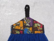 Jazberryz Teenage Mutant Ninja Turtles #2 Kids Loop Top Hanging Hand Towel Blue