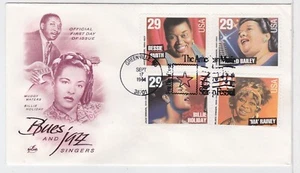 TurtlesTradingPost- Blues & Jazz 1994 #2854 #2856 #2859-60 Artcraft Cachet FDC - Picture 1 of 1