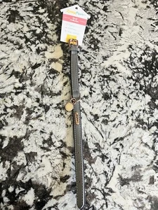 Zippy Paws Vivid Legacy Collection Leather Dog Collar Gray Small - Picture 1 of 3