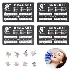 Dental Orthodontics Teeth Brackets Braces Mini Roth/MBT 022 3-4-5/3Hooks Bracket - Picture 1 of 7