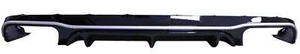 Diffusor für Mercedes E-Coupé Cabriolet C238 A238, glänzend schwarz silbernem Ra - Afbeelding 1 van 3