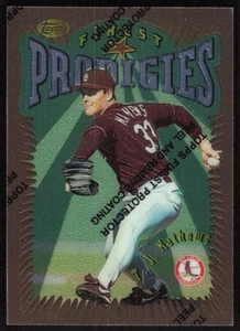 1996 Finest #297 T.J. Mathews - FREE SHIPPING - Picture 1 of 2
