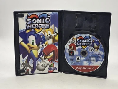 Sonic Heroes PS2 Sony PlayStation 2 " Disc & Manual Only " Tested & Working  - Image 1 of 4