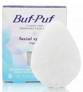Buff Puff Regular Gentle Body Facial Sponge Deep-Down Dirt Removal Dermatologist - Picture 1 of 7