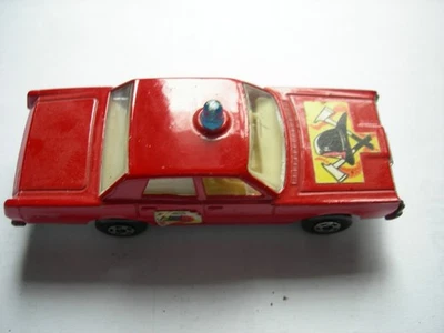 MERCURY FIRE CHIEF FEUERWEHR MATCHBOX SUPERFAST No.59 or 73 ENGLAND 1970 - Bild 1 von 4